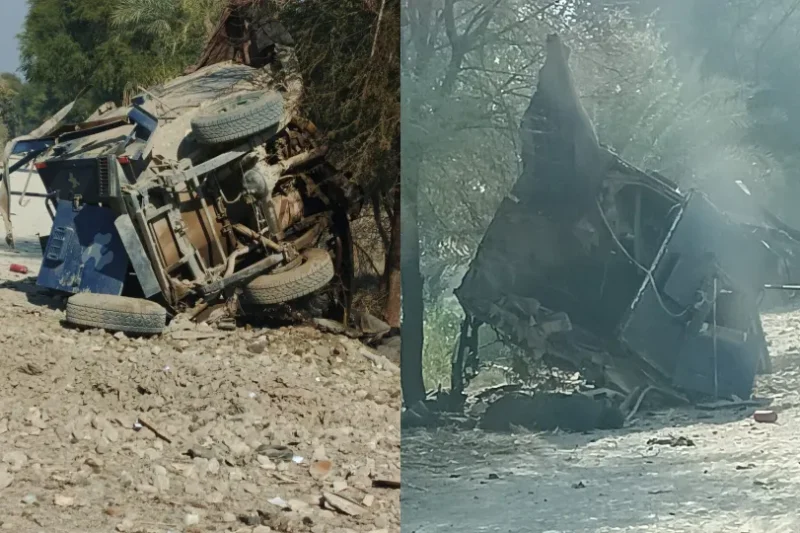 ٹانک: پولیس موبائل پر ریموٹ کنٹرول دھماکہ؛ ایس ایچ او سمیت 6 اہلکار شہید