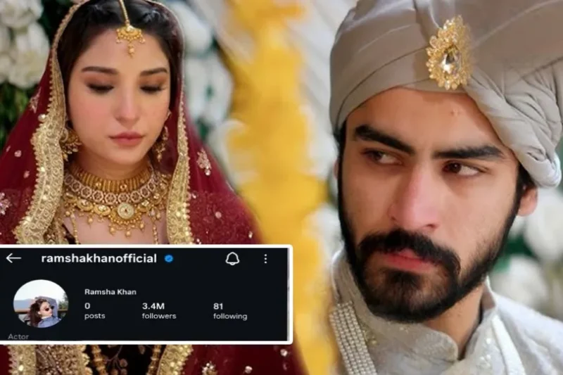 خوشحال خان سے شادی تصویر وائرل؛ رمشا خان نے تمام انسٹاگرام پوسٹس ڈیلیٹ کردیں